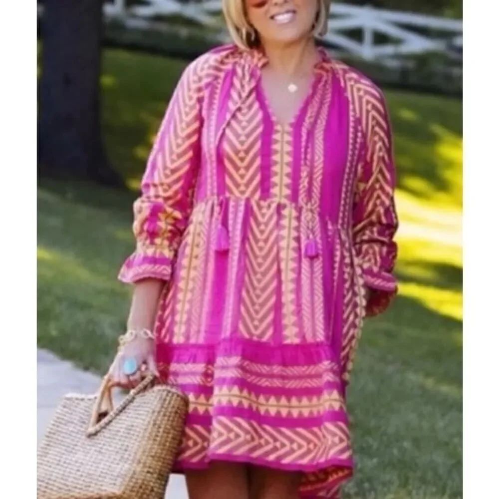 Anthropologie Maeve Dominque Tunic Dress Sz. XS